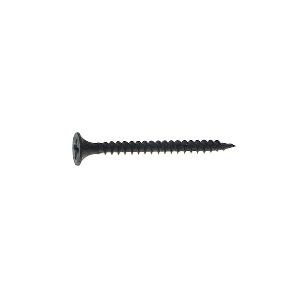 Grip-Rite Drywall Screw, #6 x 1 in, Steel, Flat Head Phillips Drive 1DWS25BK - main